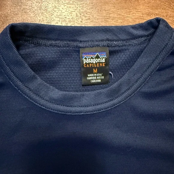 Patagonia capilene Navy Blue Long Sleeve Shirt - Picture 5 of 5